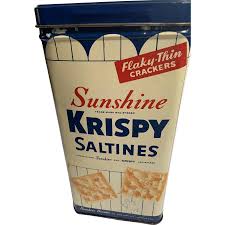 Early Sunshine Saltines Tin. For Sale at Ruby Lane