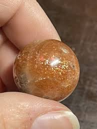 Sunstone and Smoky Quartz Mini Sphere Ball Orb Marble ...