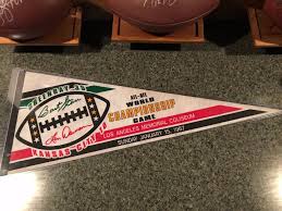 NFL / AFL Championship ( Super Bowl I) Pennant - Green Bay ...