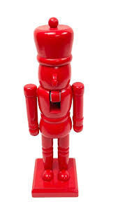 Red Christmas Nutcracker Decor 8 inch | eBay