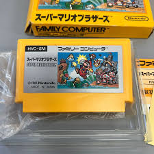 Super Mario Brothers Famicom soft FC box opinion attaching used : Real Yahoo auction salling