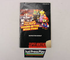 Super Mario RPG Legend of the Seven Stars Nintendo SNES ...