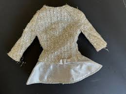Vintage 1969 Barbie Mattel Mod # 1885 Silver Sparkle Mini ...