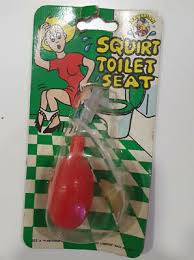 Vintage Original 80s UK FUNNYMAN PRANK Squirt Toilet seat ...