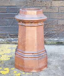 Sold at Auction: Salt glazed terracotta chimney cap (57 x 32cm)
