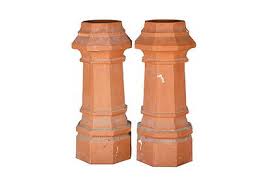 Pair Of Caramel Coloured Tolai Necklaces With Custom Stands