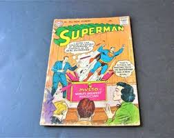 Superman (1st Series) #111 (fair/good 1.5) –superboy! Lois Lane! Jimmy Olsen! (cover Detached), Early Silver Age DC 1957 Comic Book. - Etsy