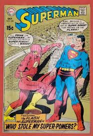 SUPERMAN #220 ~ 1969 DC Comics ~ Flash + Superman Cover And ...