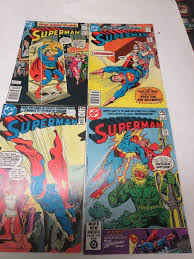 Superman 342-343, 345, 358 FN 1979-80 British cover price variant DC Comics | Comic Books - Bronze Age, DC Comics, Superman, Superhero / HipComic