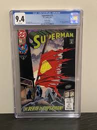 Superman #75 Fourth Printing CGC 9.4 DC 1993 Key - Death ...