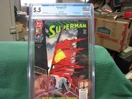 1993 D.C. Comics SUPERMAN #75 The Death Of Superman CGC 5.5 ...