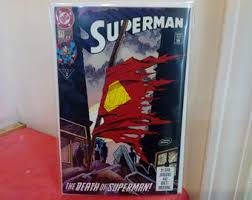 Vintage DC Comic Books, Superman, the Death of Superman #75 ...