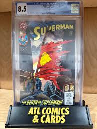 Slab | Superman #75 | CGC 8.5 | The Death of Superman ...