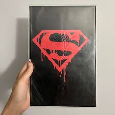 Vintage Superman #75 Death of Superman Black Bag... | Depop
