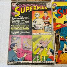Lot of 4 1959 Thru 1980 DC COMICS SUPERMAN Comic Books ~ Oct ...