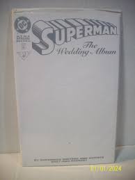 Superman Special #1 the Wedding Album Blank White Cover VF ...