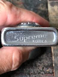 Vintage Korea Supreme Cigarette Lighter With a Reverse ...