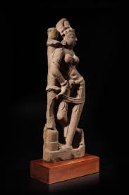A sandstone figure of a surasandari, Central India, circa 10th ...