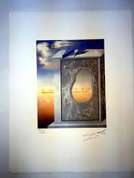 Salvador Dali Lithography off set cm 50x65 signing on plate with certificate | eBay