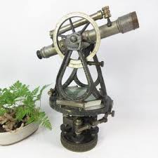 Japanese Vintage Surveying Instrument, Theodolite, Industrial ...