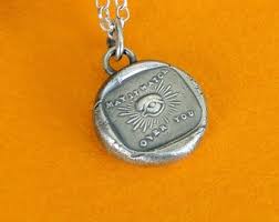 Sterling Silver Amulet on a Silver Chain, VINTAGE - Etsy India