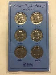 1979 P,D,S-1980 P,D,S Susan B Anthony 6 Dollar Set Uncirculated | eBay