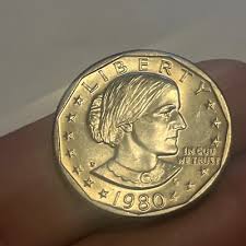 1980 D Susan B Anthony Liberty *One Dollar Coin* Circulated Wide Rim Rare | eBay