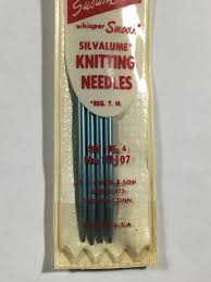 Set of 4 Vintage Susan Bates Dbl Pointed Metal Knitting ...