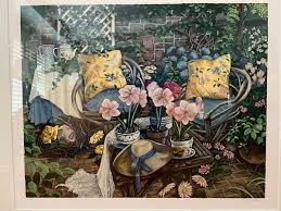 Amaryllis” Susan Rios Authentic Limited Edition 1984 Serigraph Framed | eBay