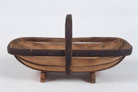 Vintage English Garden Trug 'Basket', circa 1930 at 1stDibs | english trug basket, what is a trug basket, garden trug basket
