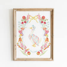 Mother Goose Art Print | Nursery Art | Soirée All Day Co.