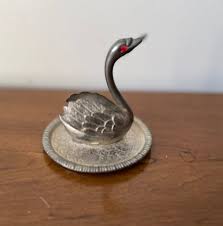 Tarnished Swan Ring Holder, Bird, Jewelry, EP, Zinc, Alloy ...