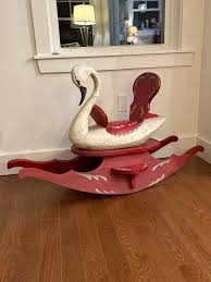 Antique Rocking Swan