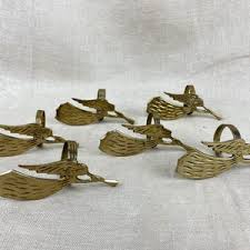 Vintage Brass and Metal Angels With Horns Napkin Ring Holders - Etsy