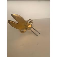 1980s Chelsea House Brass Dragonfly | Chairish
