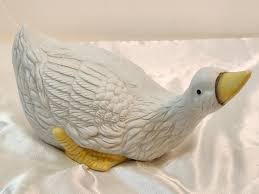 Vintage Interpur Porcelain Duck/ Goose Figurine Farmhouse ...