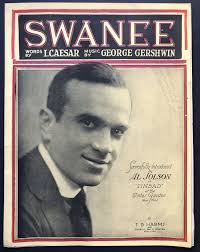 1919 sheet music, Swanee, Al Jolson cover | Irving Caesar ...
