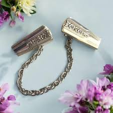 Silverware Sweater Clip, Scarf Clip, Pashmina Clip, Cardigan Clip, Cardigan Clasp, Cardigan Clips, Sweater Clips Closure, Flower Clip - Etsy Israel