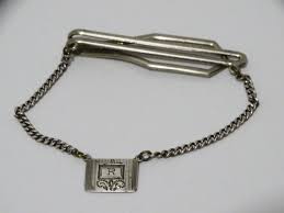 Sterling Silver Royal Center Plate With "r" Tie Holder. - Etsy