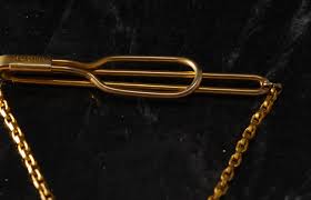 Vintage Swank Tie Clip W Chain & Duck Pin and Bowling Ball ...