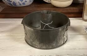 Swans Down Cake Flour E Katzinger Co. Metal Tube Cake Pan ...