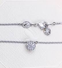 New 100% Authentic SWAROVSKI Rhodium White Pave ...