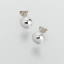Silver Ball Earrings — Afterlife Essentials