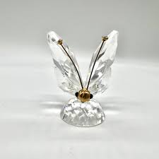 Swarovski Crystal Butterfly Figurine Gold Antenne | eBay