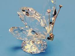 Swarovski Figurine Butterfly Large Var3 Crystal Tips Gold ...