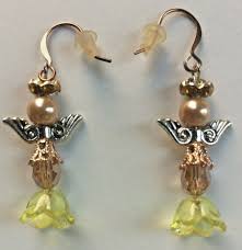 T Lohr Original Amber Angel Earrings | eBay