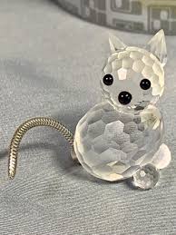 LOT:36G: Three Swarovski Crystal Critters a Bear without Box ...