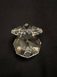 Crystal Clam Shell With Pearl Swarovski Style Vintage | eBay