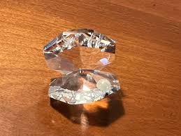 Vintage Swarovski Crystal Clam Shell With Pearl Figurine - Etsy