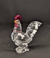 Swarovski Crystal Rooster - Etsy